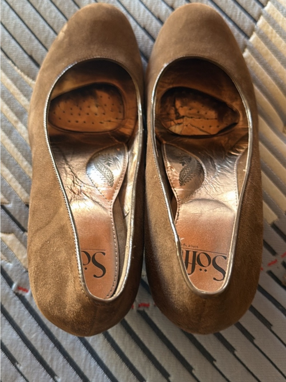 Sofft Chestnut Suede Women's heels
